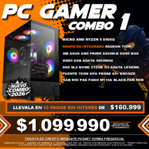 COMBO 1 PC GAMER RYZEN 5 8500G BASICO