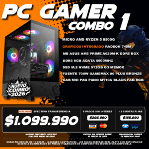 COMBO 1 PC GAMER RYZEN 5 8500G