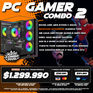 COMBO 2 PC GAMER RYZEN 5 8600G
