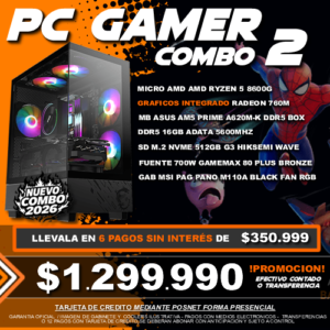 COMBO 2 PC GAMER RYZEN 5 8600G