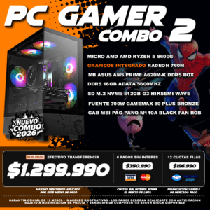 COMBO 2 PC GAMER RYZEN 5 8600G