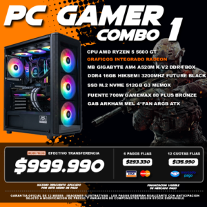 COMBO 1 PC GAMER RYZEN 5 5600GT