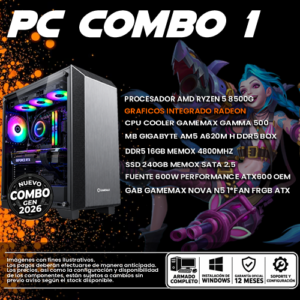 COMBO 1 PC GAMER RYZEN 5 8500G