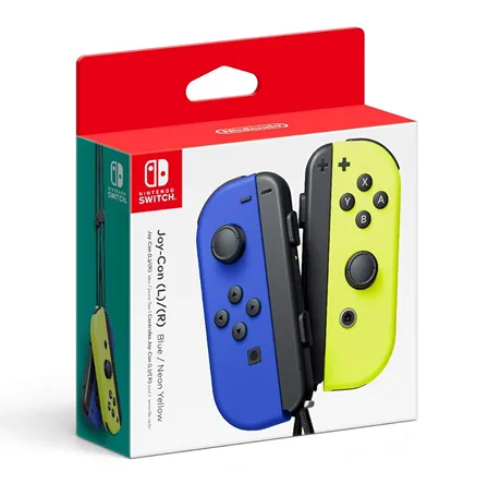 NINTENDO SWITCH JOY CON L Y R AMARILLO AZUL