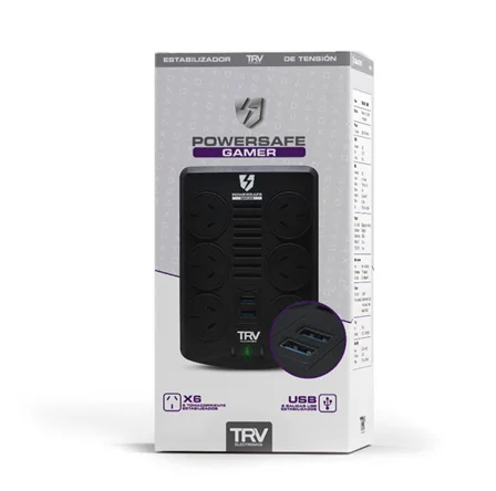 PROTECTOR TENSION GAMER TRV 1000W PS5/PC GAMER