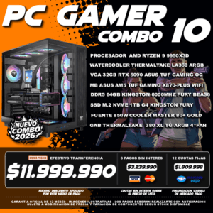 XCOMBO 10 PC GAMER RYZEN 9 9950X3D + VGA 5090