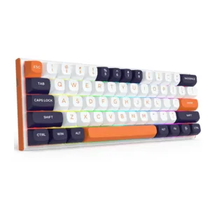 TECLADO MECANICO REDARGON FIDD K683WBO-RGB-M MAGNETICO