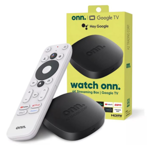 WATCH ONN TV BOX CONVERTIDOR SMART 4K GOOGLE TV STREAMING